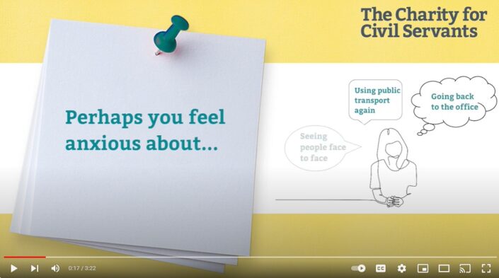 Screenshot from Anxiety UK video - understanding anxiety