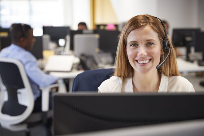 Callcentre woman