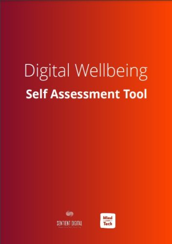 Cover of Digital Wellbeing Self Assessment Tool