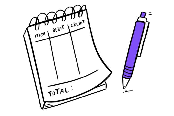 Budget notepad
