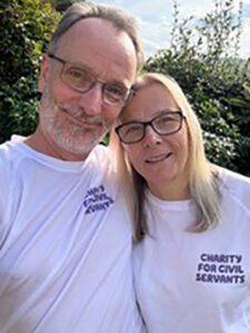 David and Sarah, London Marathon 2026 runners