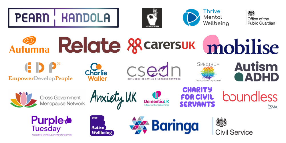 Mental Health and Wellbeing Conference 2025 speaker logos