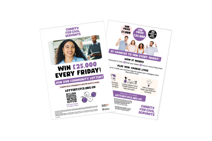 Thumbnail image showing the A5 leaflet promoting the Community Lottery