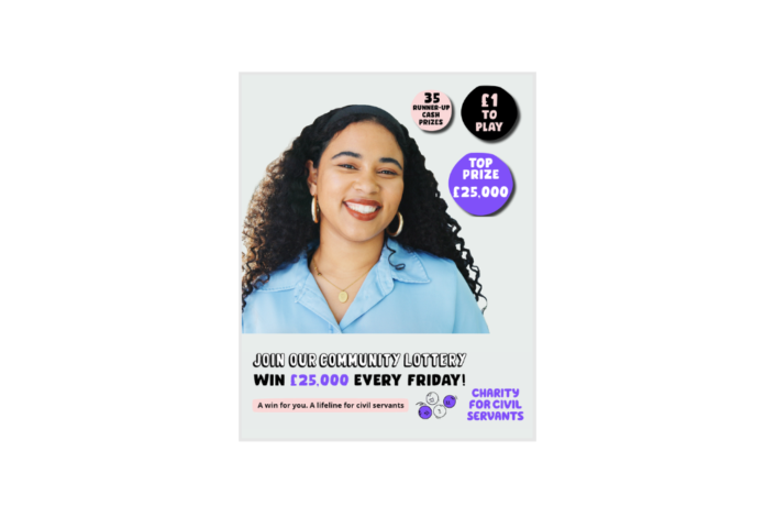 Thumbnail image for a Instagram asset promoting the Community Lottery