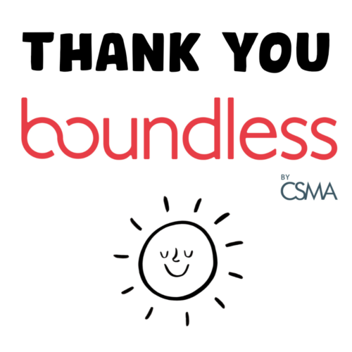 Thank You Boundless Foundation