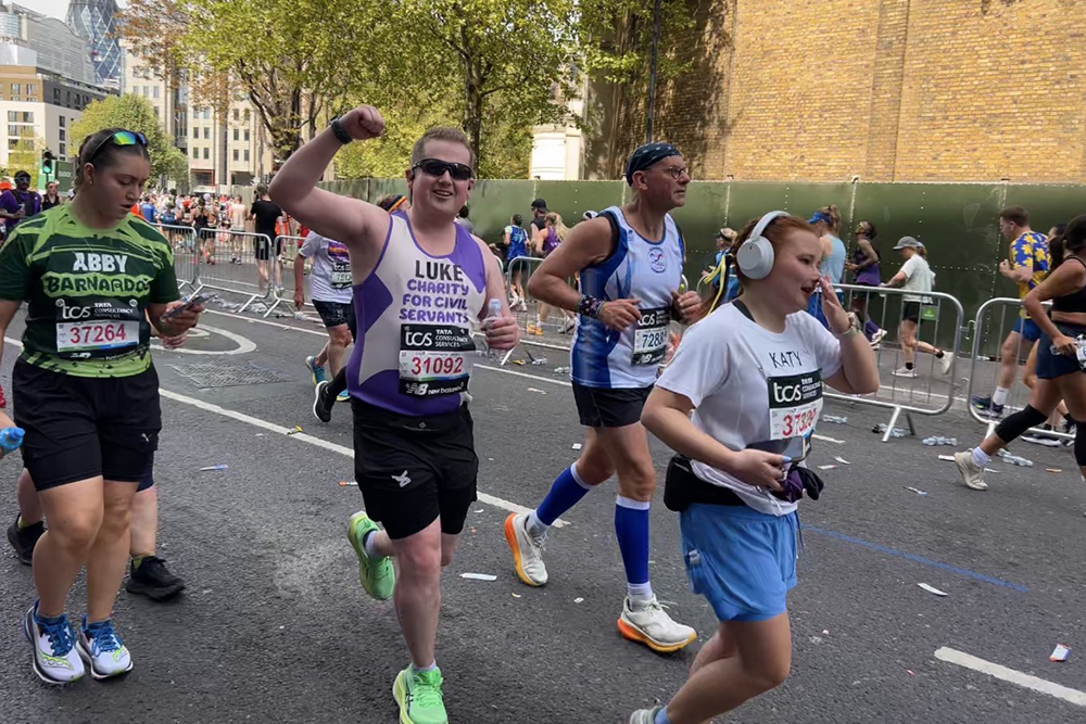 Luke and the 2026 London Marathon